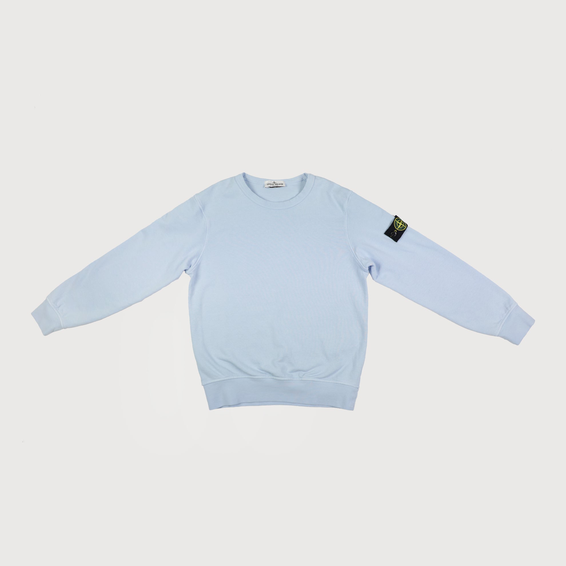 Baby blue stone island hoodie online